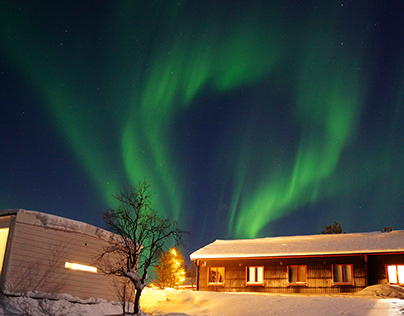 Lapland aurora suite view
