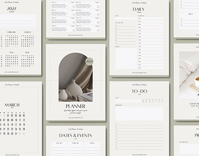 Canva Planner & 2022 Calendar Kit v4