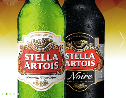 Stella Artois responsive website - app