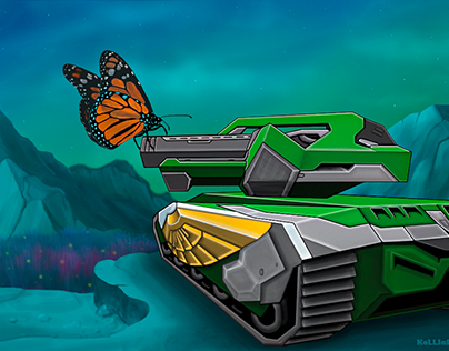 Arts for the game "Tanki Online"