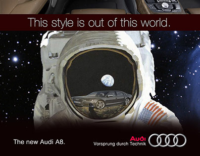Audi A8 Magazine Advertisement