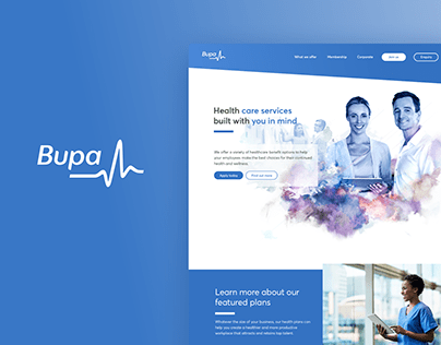 Bupa UK website and mobile app case study