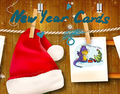Creating New Year's cards in Procreate