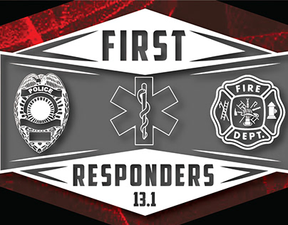 First Responders Race Ad and Race Shirt