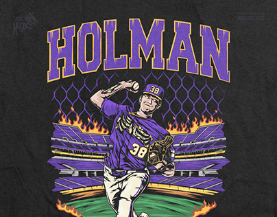 HOLMAN TCU FOOTBALL (Tshirt design)