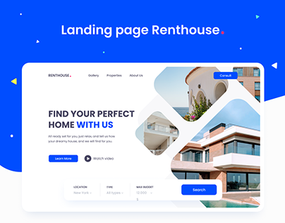 Landing Page Renthouse