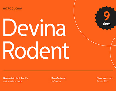 Devina Rodent Sans Serif Font