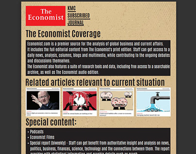 The Economist Trial For BNM