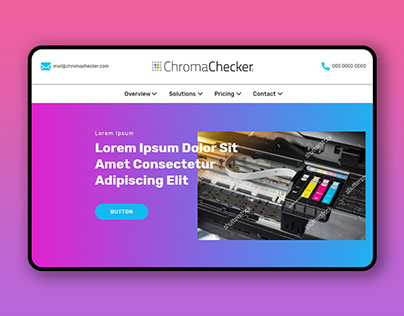 Chroma Checker Mock-Up Design