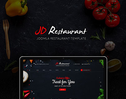 JD Restaurant - Joomla Restaurant Template