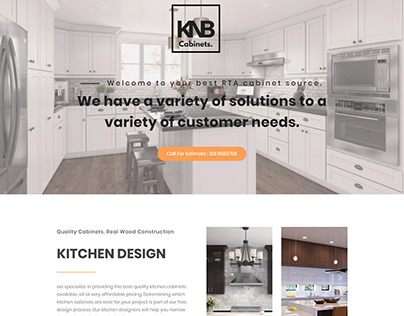 Dream Kitchen and Baths Landing Page Project