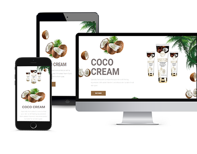 Coco Cream Web Design