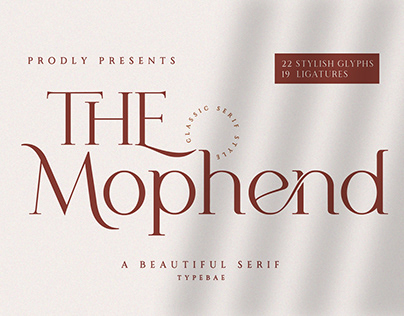Mophend - Beautiful Serif