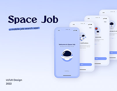 Mobile App | "Space Job" - a job search application.