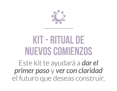 Kit - Ritual Nuevos Comienzos