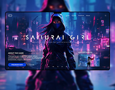 Samurai Girl Game Interface