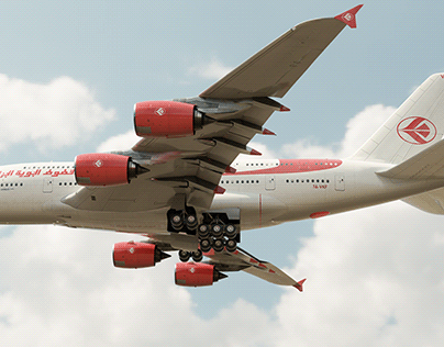 AirBus A380 Air Algeria 3D Concept.