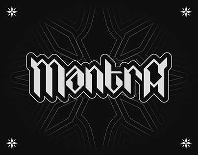 [FREE FONT] MANTRA - NEO GOTHIC FONT