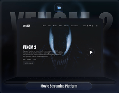 Movie Streaming Platform | UI/UX Design