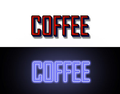 Neon & Vintage Text Effects