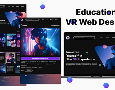 VR Web design