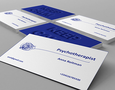 Business card psychotherapist