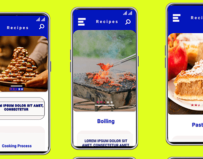 Project thumbnail - food Reciepe Social App UI UX case study