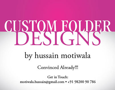 Custom Folder Designs