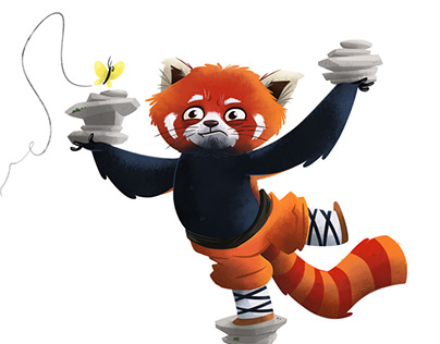 Red Panda Character Design