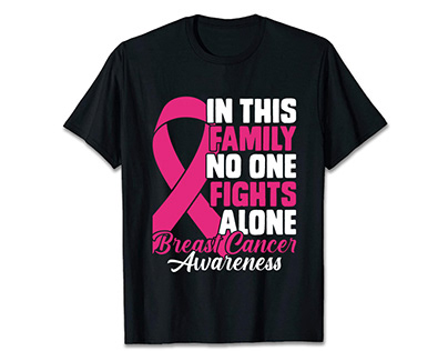 Breast Cancer Awareness T-Shirt Design, Trendy Tshirt