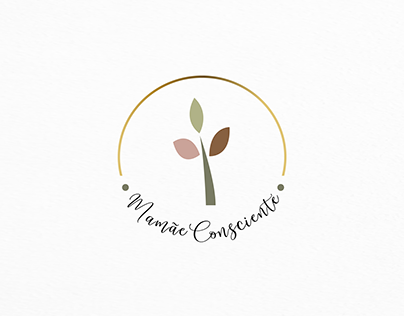 Diseño de Logo marca Mamae Consciente