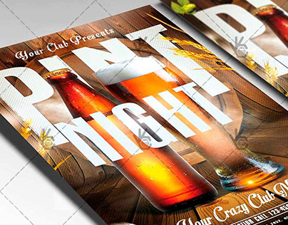 Pint Night - Club Flyer PSD Template