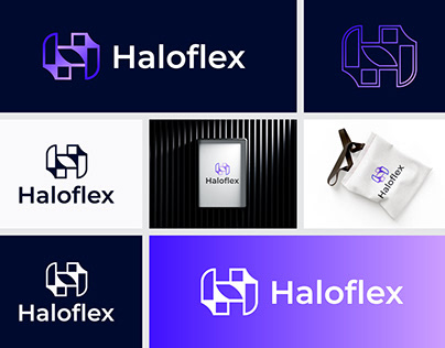 Haloflex | Letter H Logo Design