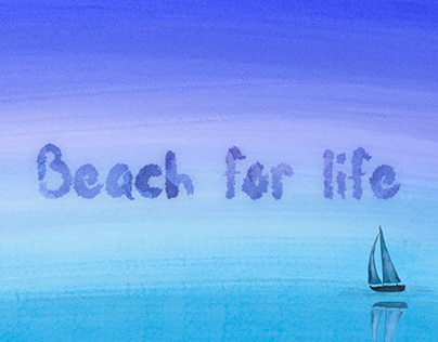 Beach for life - print development
