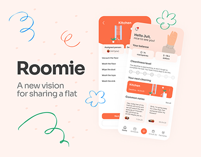 Project thumbnail - Roomie | Mobile App | UX/UI Design