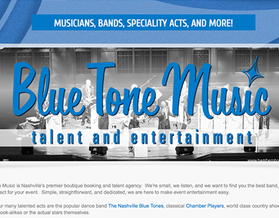 Blue Tone Music Website