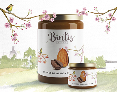 Bintis Nut Butters Branding and Packaging