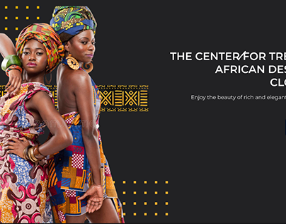 African Fashion Landing Page