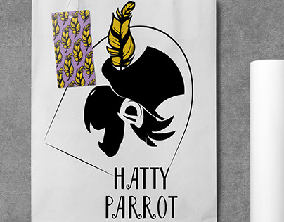 Identity for "Hatty Parrot" store