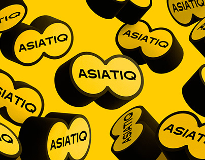 ASIATIQ / brand book for restaurant & logo & design