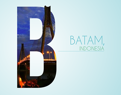Batam Symbol on Alphabet