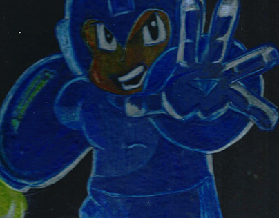 Mega Man Chalk
