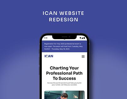 ICAN website redesign