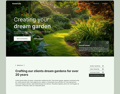 GardenLife - Gardening & Landscape business website
