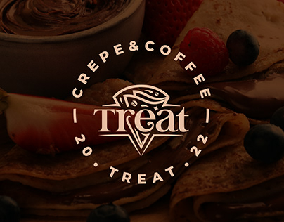 شعار وهوية تجارية لمطعم Treat