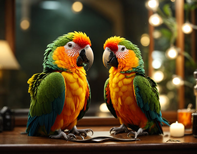 a beautyfull parrot