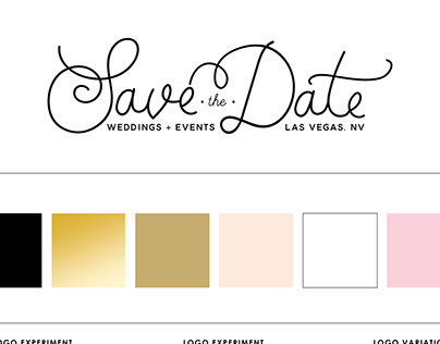 Save The Date - Logo design and branding