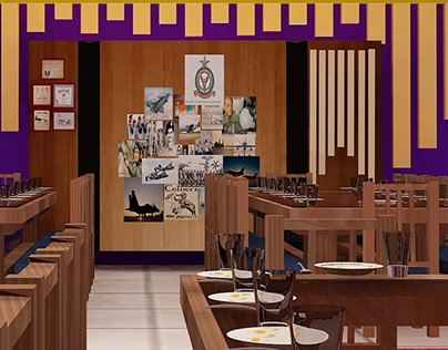 airforce officers MESS hall interior design