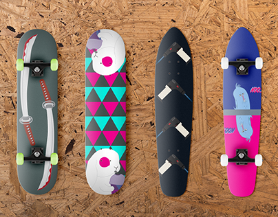 Skateboards Design - Mockup