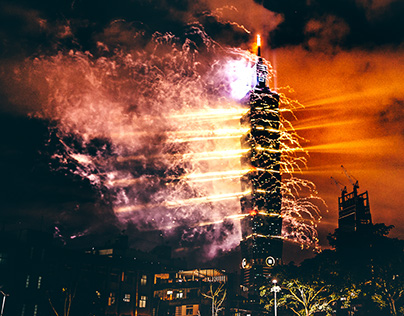 Taipei 101 Laser Tower